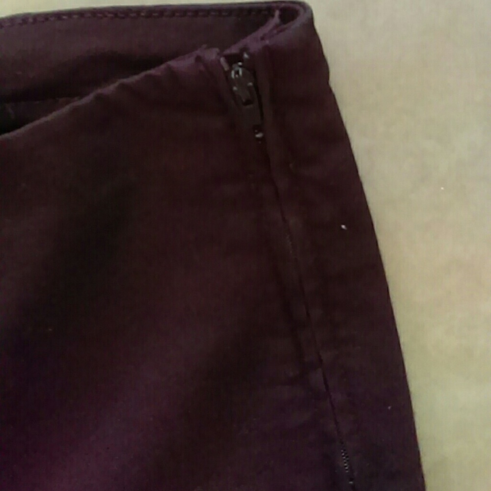 skinny pants black & plum - Picture 3 of 7